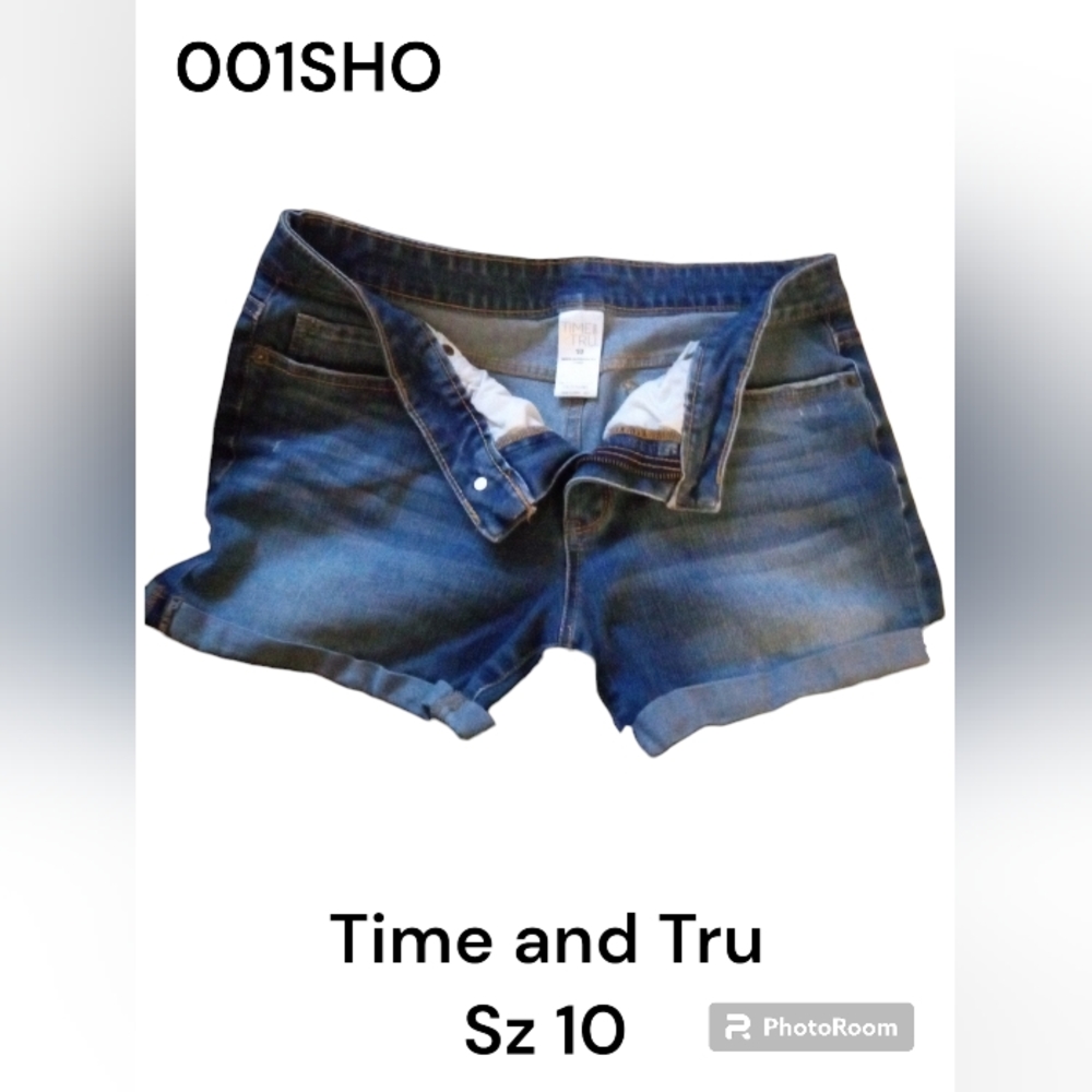 Time and Tru Jean Shorts sz 10